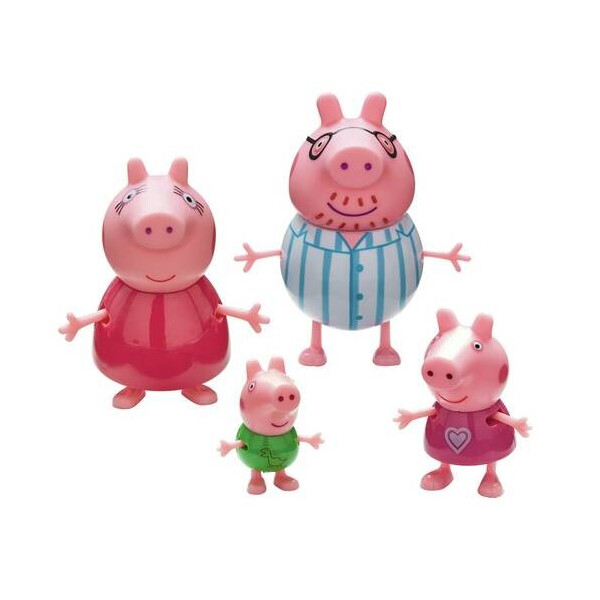 

Набор фигурок Семья свинки Пеппы 4 фигурки Peppa Pig Family Figures Bedtime 07123