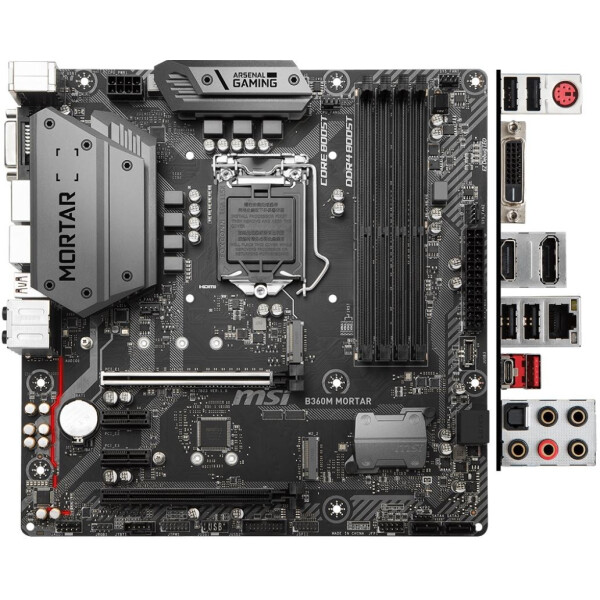 

Мат. плата MSI B360M Mortar Socket 1151