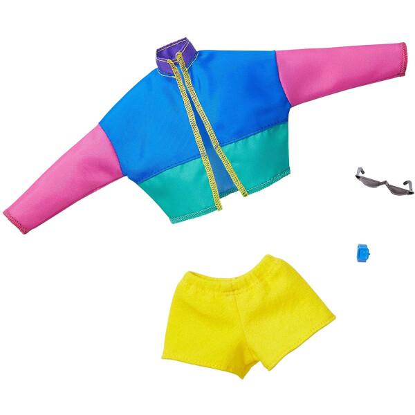 

Одежда для кукол Барби Barbie Color Block Jacket & Yellow Shorts Fashion Pack GHW88