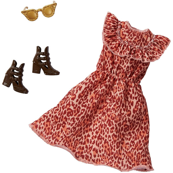 

Одежда для кукол Барби Barbie Animal Print Dress Fashion Pack GHW89
