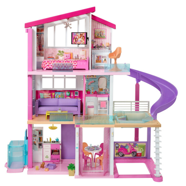

Игровой набор Барби Дом мечты Barbie Dreamhouse Playset with Pool, Slide and New Elevator 2020 GNH53