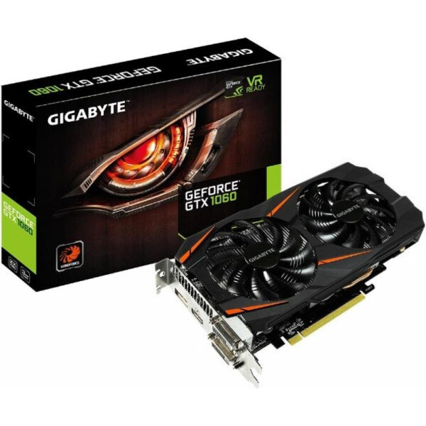 

GIGABYTE GeForce GTX1060 3072Mb WF2 (GV-N1060WF2-3GD)