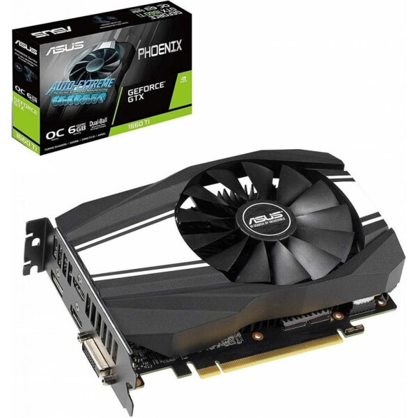

GF GTX 1660 Ti 6GB GDDR6 Phoenix OC Asus (PH-GTX1660TI-O6G)