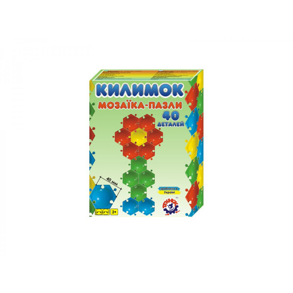 

Іграшка мозаїка-пазли "Килимок Технок" (40 дет.) (2940)