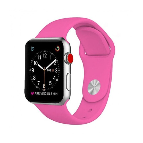 

Ремешок для Apple Watch Silicone Band 42 mm Barbie Pink