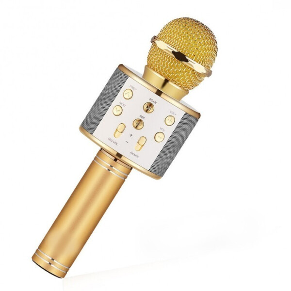 Акція на Беспроводной микрофон для караоке с изменением голоса Bluetooth WSTER WS-858 від Allo UA