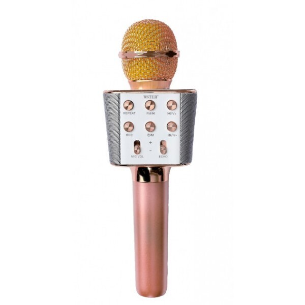 Акція на Микрофон-Караоке UTM WS-1688 Pink від Allo UA
