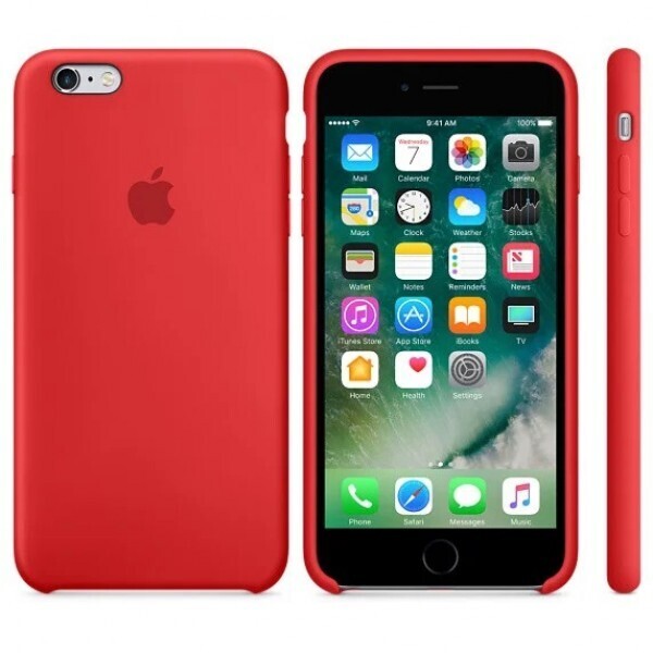 

Чехол кейс силиконовый для смартфона Luxx Silicone Case Apple iPhone 6/6s накладка Red