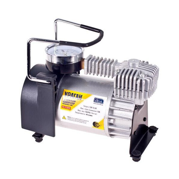 

Ураган" КА-У12050 150psi/15Amp/40л/прикур.+переходник (КА-У12050)
