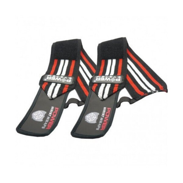 Кистевые бинты Power System Wrist Wraps PS-3500 Красный-Черный (223144)