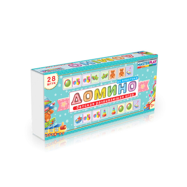 

Детская игра домино "Предметы" 1-091