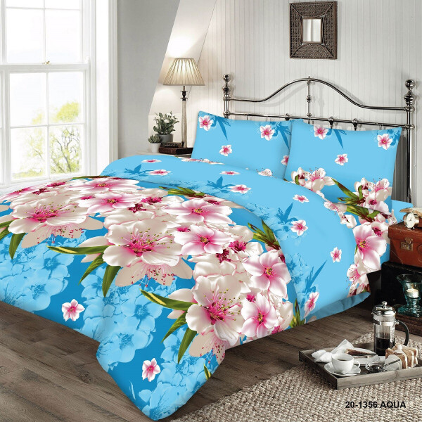 

Постельное белье Zastelli 20-1356 Aqua GOLD USA бязь евро 200х220
