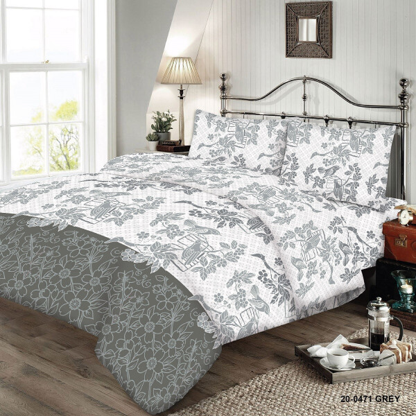 

Постельное белье Zastelli 20-0471 Grey GOLD USA бязь полуторное 145х210