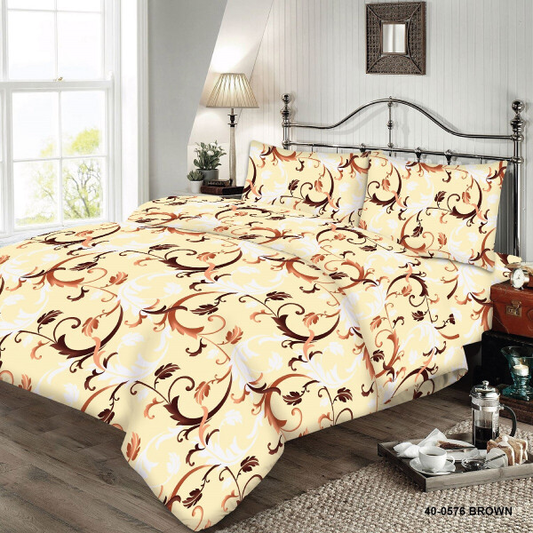 

Постельное белье Zastelli 40-0576 Brown GOLD USA бязь евро 200х220