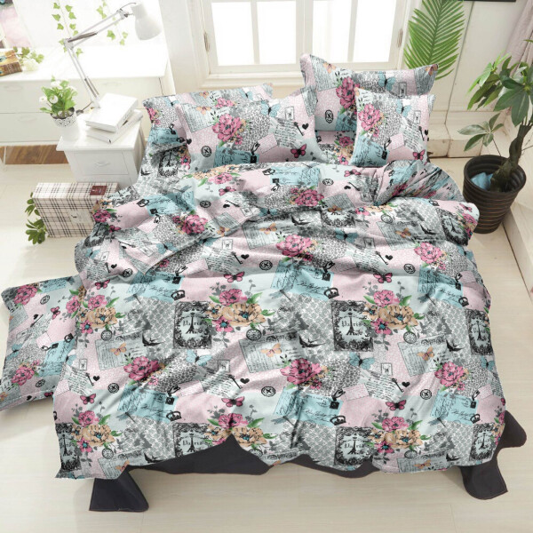 

Постельное белье Zastelli 40-0870 Pink бязь двуспальное 175х210