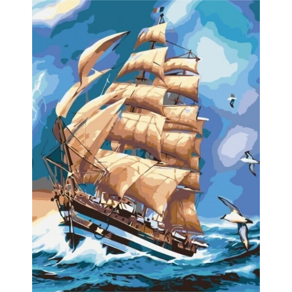 

Картина по номерам Идейка Во время грозы 40*50 см, сложность 4, КНО2712