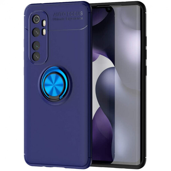

TPU чехол Deen ColorRing под магнитный держатель (opp) для Xiaomi Mi Note 10 Pro Синий / Синий (75133369)