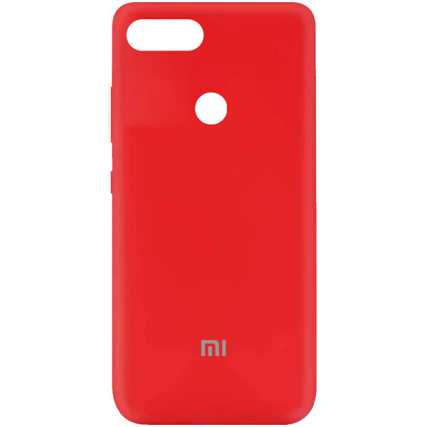 

Чехол Silicone Cover My Color Full Protective (A) для Xiaomi Mi 8 Lite Красный / Red (139135)