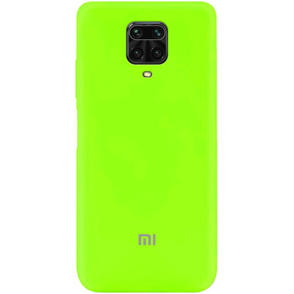 

Чехол Silicone Cover My Color Full Protective (A) для Xiaomi Redmi Note 9 Pro Салатовый / Neon green (77137501)