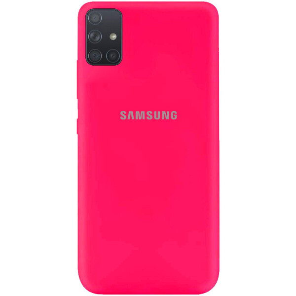 

Чехол Silicone Cover My Color Full Protective (A) для Samsung Galaxy A71 Розовый / Barbie pink (139379)