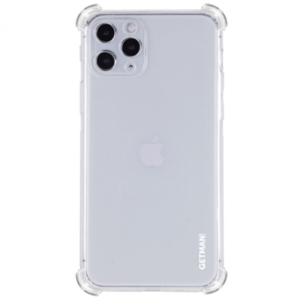 

TPU чехол GETMAN Ease logo усиленные углы для Apple iPhone 11 Pro (5.8") Прозрачный / Transparent (140502)