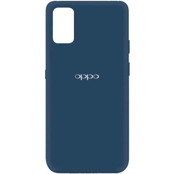 

Чехол Silicone Cover My Color Full Protective (A) для Oppo A92 Синий / Navy blue (91141169)