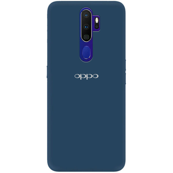 

Чехол Silicone Cover My Color Full Protective (A) для Oppo A9 (2020) Синий / Navy blue (138019)