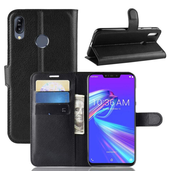 

Чехол-книжка Litchie Wallet для Asus Zenfone Max M2 Черный