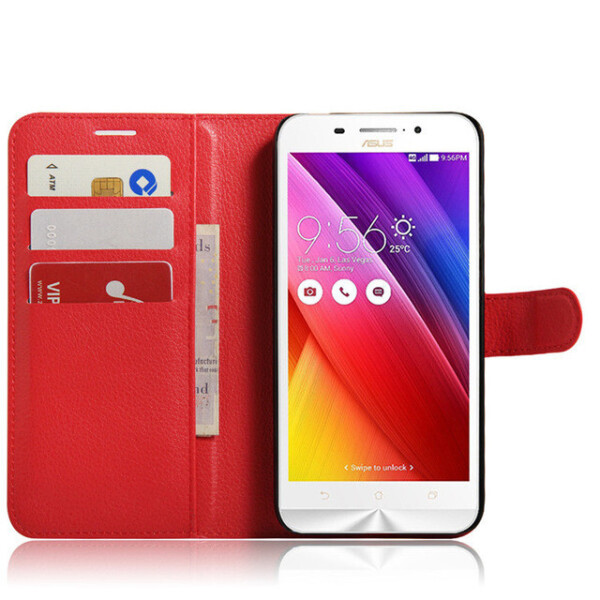 

Чехол-книжка Litchie Wallet для Asus Zenfone Max ZC550KL Красный