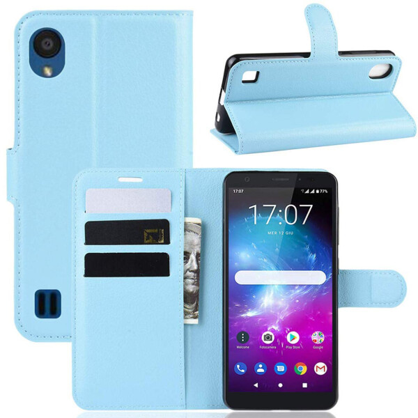 

Чехол-книжка Litchie Wallet для ZTE Blade A5 2019 Blue
