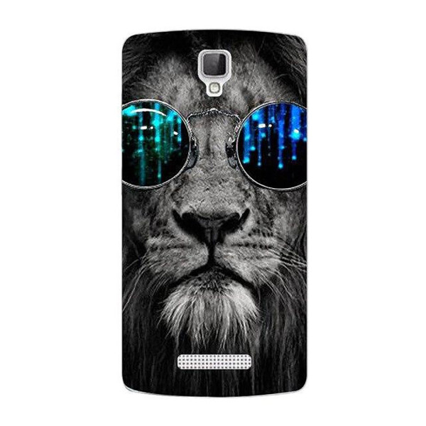 

Чехол с рисунком Printed Silicone для ZTE Blade L5 / L5 Plus Лев