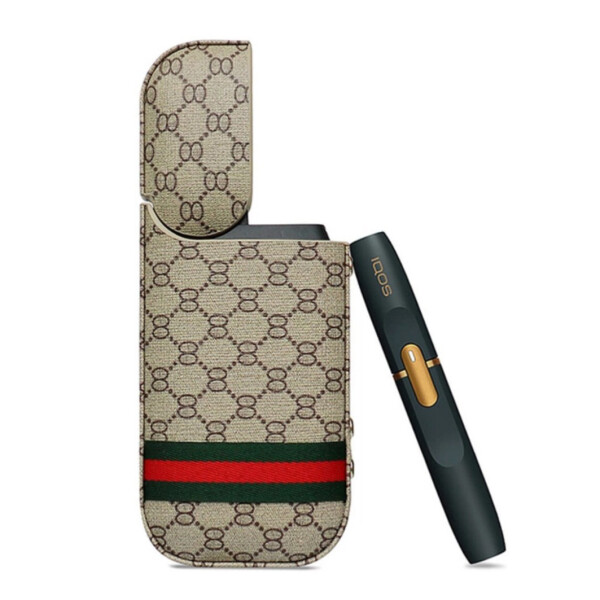 

Чехол для IQOS 2.4 Plus Сафьян Gucci Бежевый