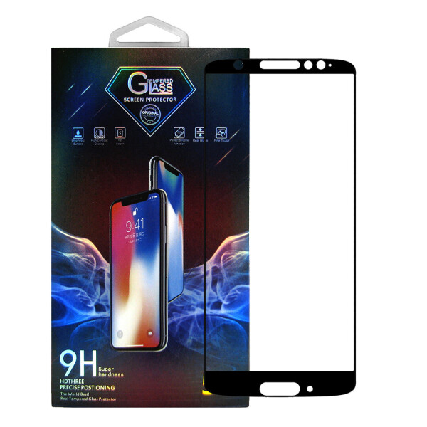 

Защитное стекло Premium Glass 5D Side Glue для Motorola Moto G6 Black