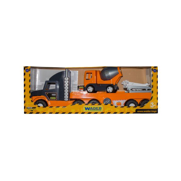 

Машинка Super Tech Truck с бетономешалкой 36750