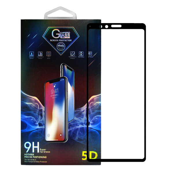 

Защитное стекло Premium Glass 5D Full Glue для Sony Xperia 1 / Xperia XZ4 J9110 Black