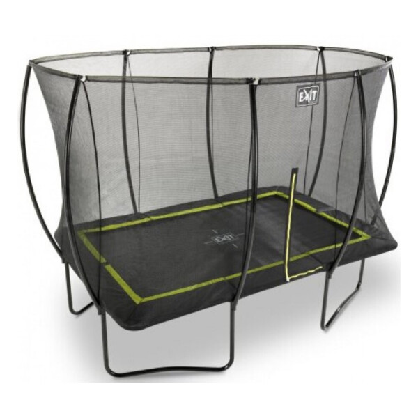

Батут EXIT Silhouette 7 Ft 214x305 см с защитной сеткой прямоугольный чёрный на ножках 12.93.70.00