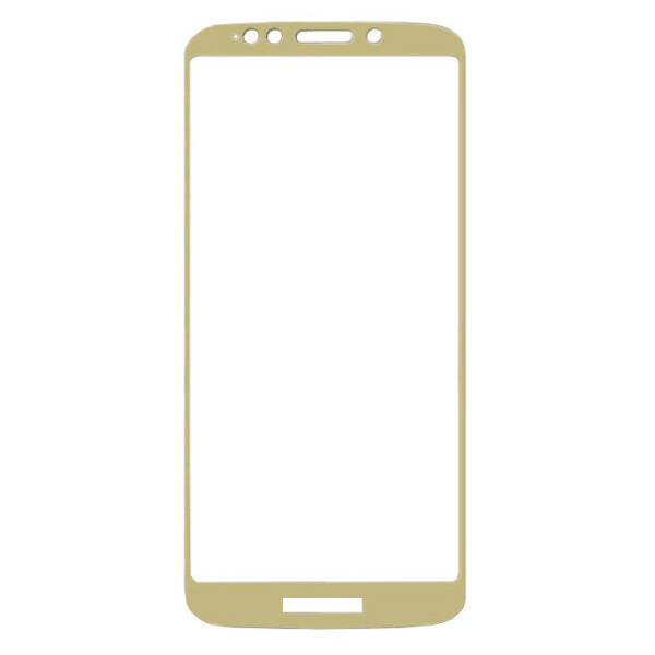 

Защитное стекло 3D Side Glue для Motorola Moto E5 Play (тех. пак) Gold