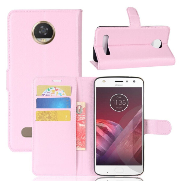 

Чехол-книжка Litchie Wallet для Motorola Moto Z2 Play XT1710 Светло-розовый
