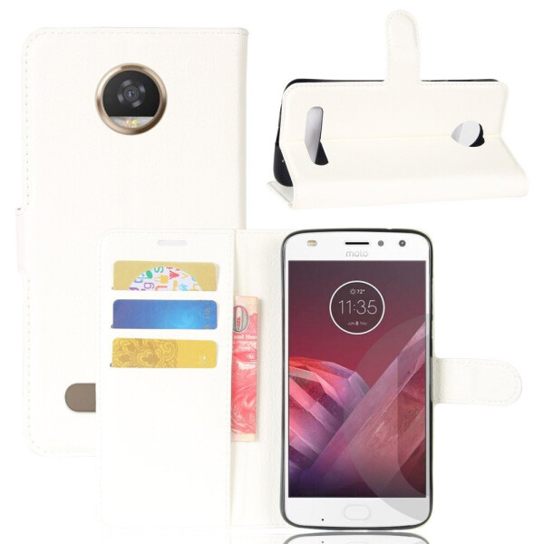 

Чехол-книжка Litchie Wallet для Motorola Moto Z2 Play XT1710 Белый