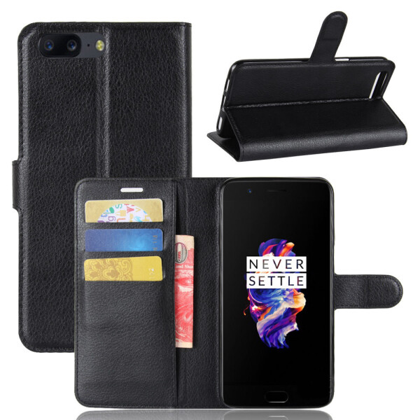 

Чехол-книжка Litchie Wallet для OnePlus 5 Черный