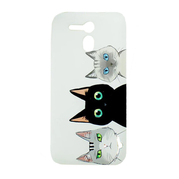 

Чехол с рисунком Printed Silicone для Acer Liquid E700 Три кота