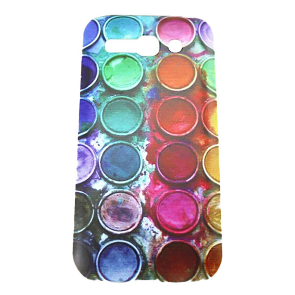 

Чехол с рисунком Printed Plastic для Alcatel OneTouch 7047D POP C9 Краски
