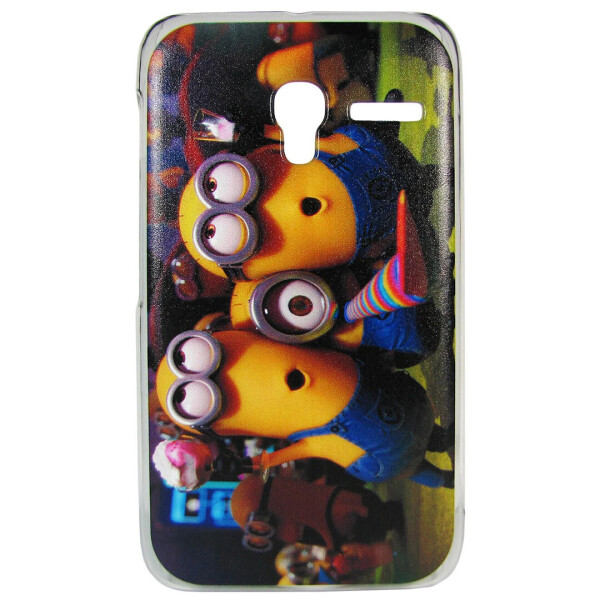

Чехол с рисунком Printed Plastic для Alcatel OneTouch Pixi 3 4009D Minion party