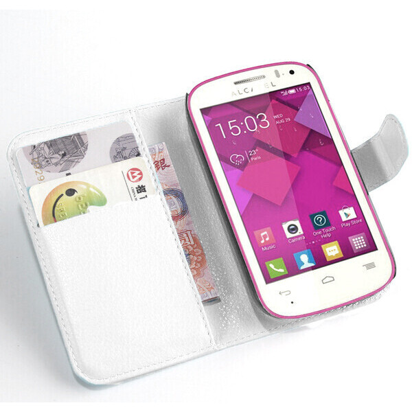 

Чехол-книжка Litchie Wallet для Alcatel OneTouch POP C3 4033X / 4033D Белый