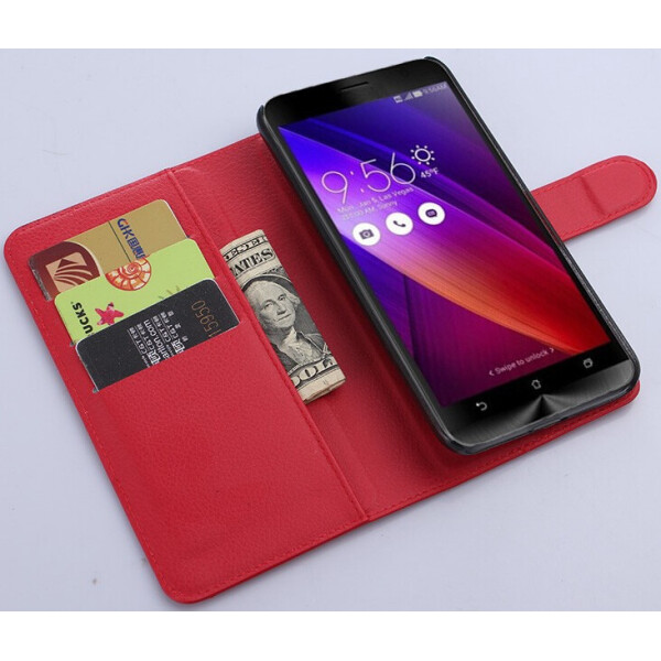 

Чехол-книжка Litchie Wallet для Asus Zenfone 3 (ZE520KL) Красный