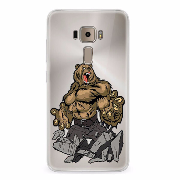 

Чехол с рисунком Printed Silicone для Asus Zenfone 3 ZE520KL Медведь