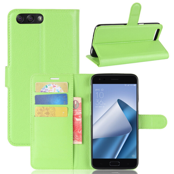 

Чехол-книжка Litchie Wallet для Asus Zenfone 4 ZE554KL Green