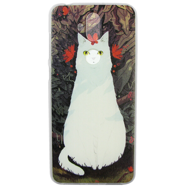 

Чехол с рисунком Printed Silicone для Asus Zenfone 5 Lite ZC600KL Кошка