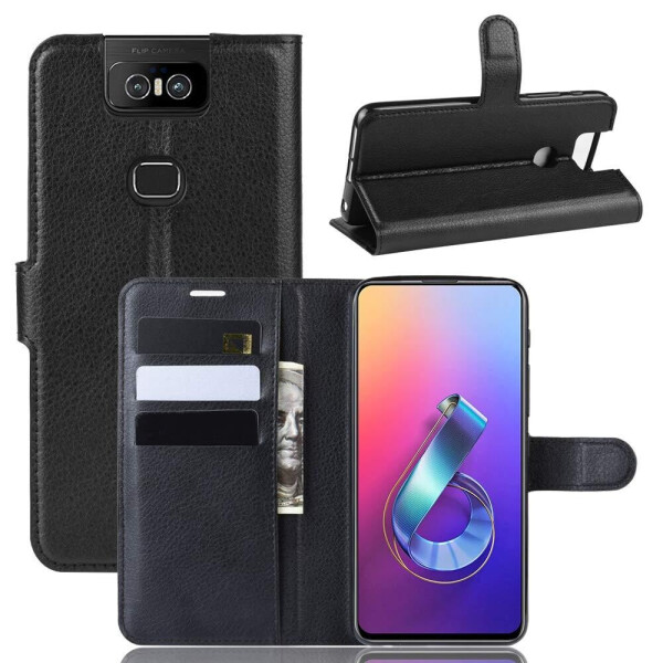

Чехол-книжка Litchie Wallet для Asus Zenfone 6 ZS630KL Black