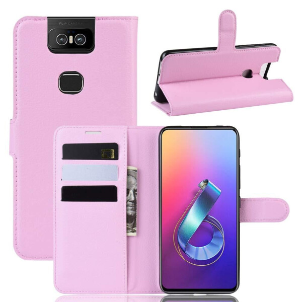 

Чехол-книжка Litchie Wallet для Asus Zenfone 6 ZS630KL Pink